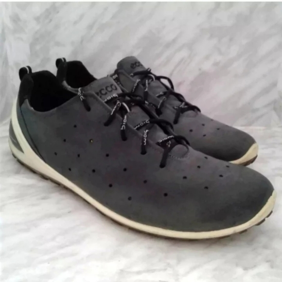 ECCO Biom Lite mens EU 46 US 12 Suede Summer Shoes sneakers 802004 - Picture 6 of 7